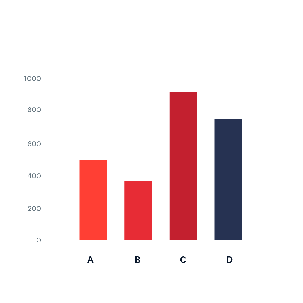 vertical bar graph logo